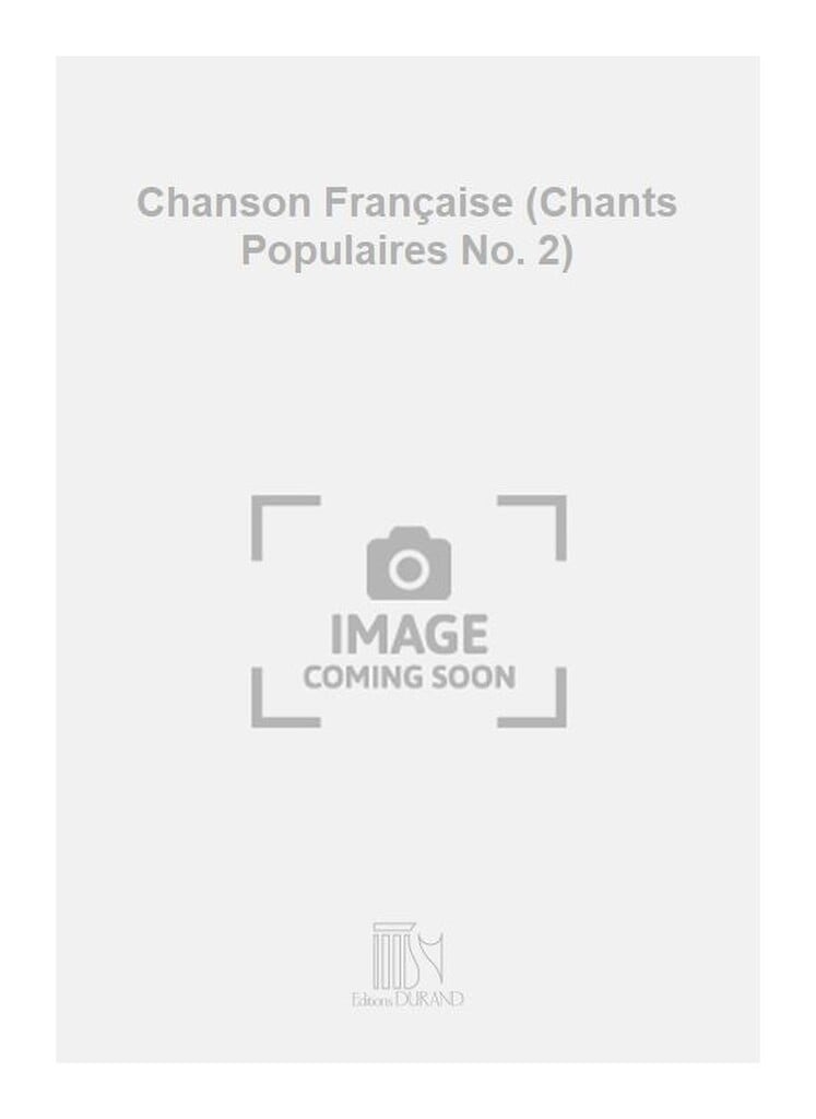 Chanson Francaise Mezzo-Piano (Chants Populaires
